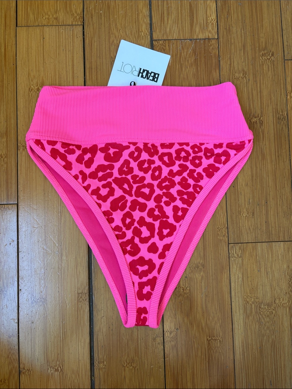 NWT! Beach Riot Emmy High Waisted Bikini Bottom - S